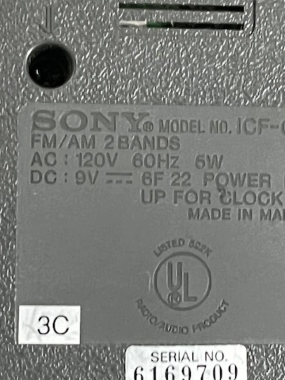 Sony Dream Machine ICF-C240